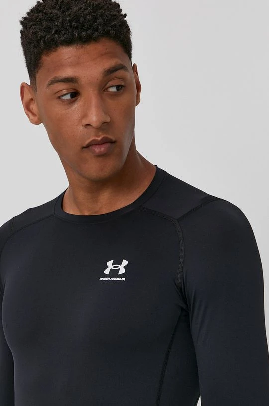Ανδρικά Μακρυμάνικα Longsleeve Under Armour χρώμα: μαύρο - Image 4