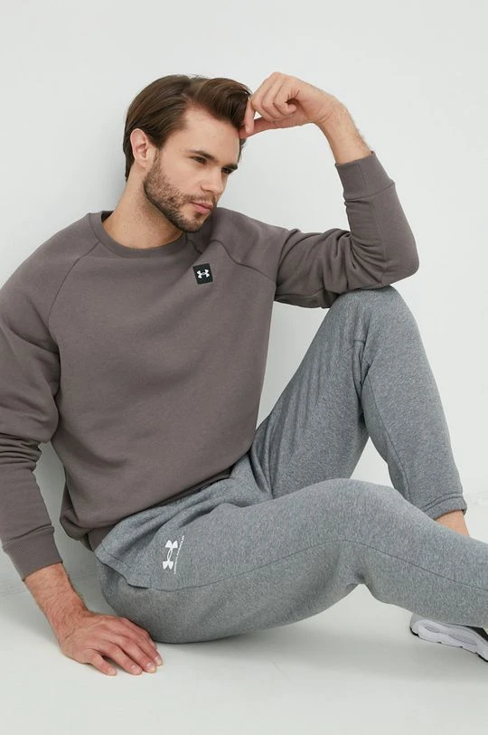 Ανδρικά Χωρίς φερμουάρ Μπλούζα Under Armour καφέ - Image 2