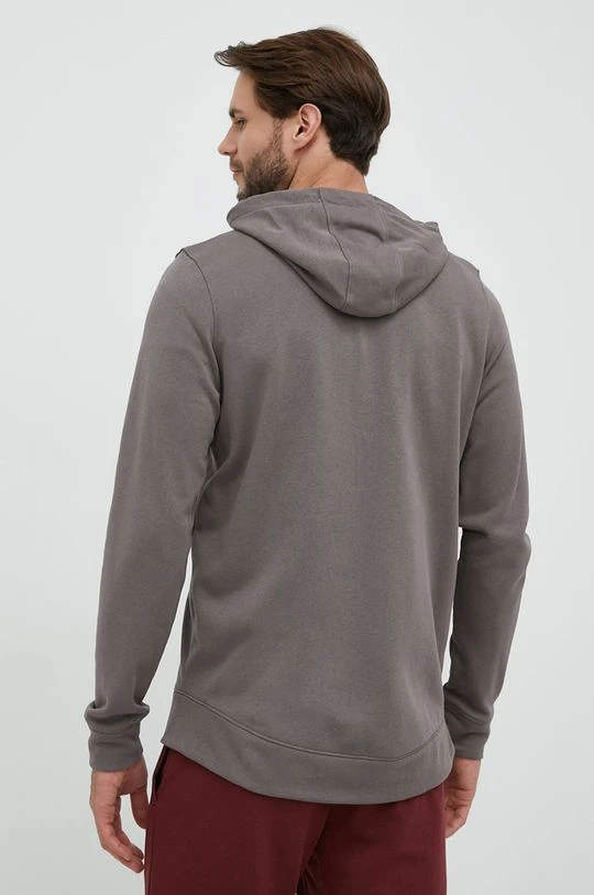 Ανδρικά Με φερμουάρ Μπλούζα Under Armour καφέ, με κουκούλα - Image 4