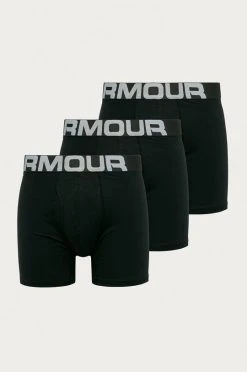 Ανδρικά Μπόξερ και σλιπ Under Armour - Μποξεράκια (3-pack) μαύρο