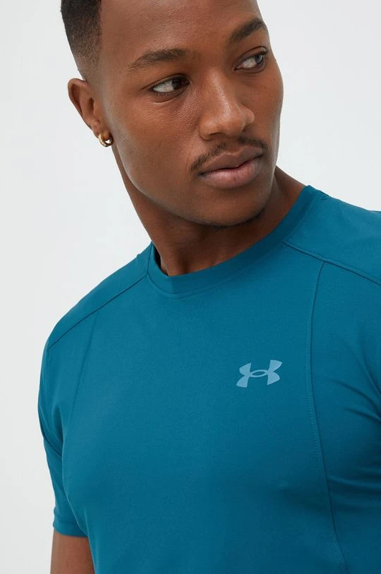 Ανδρικά Μπλουζάκια Μπλουζάκι για τρέξιμο Under Armour Laser , χρώμα: πράσινο - Image 4