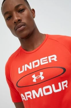 Ανδρικά Μπλουζάκια Μπλουζάκι προπόνησης Under Armour 2.0 , χρώμα: κόκκινο