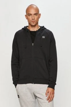 Ανδρικά Με φερμουάρ Under Armour - Μπλούζα μαύρο