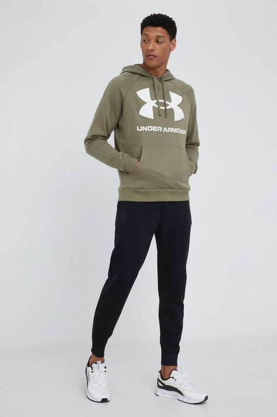 Ανδρικά Χωρίς φερμουάρ Μπλούζα Under Armour πράσινο