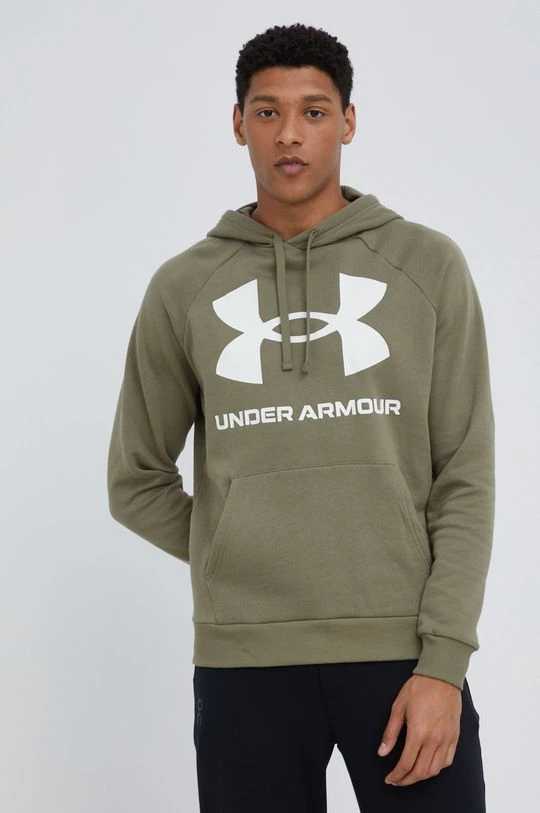 Ανδρικά Χωρίς φερμουάρ Μπλούζα Under Armour πράσινο - Image 2