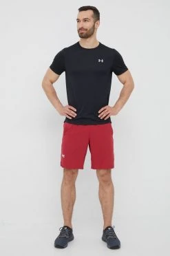 Ανδρικά Μπλουζάκια Μπλουζάκι για τρέξιμο Under Armour Speed Stride 2.0 μαύρο