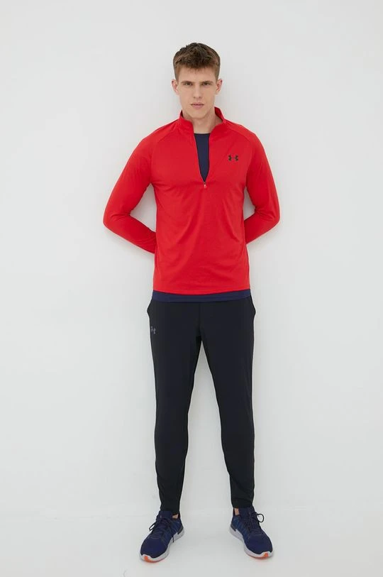 Ανδρικά Υφασμάτινα Παντελόνι για τζόκινγκ Under Armour μαύρο - Image 2