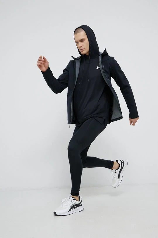 Ανδρικά Χωρίς φερμουάρ Μπλούζα Under Armour χρώμα: μαύρο - Image 2