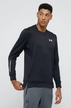 Ανδρικά Χωρίς φερμουάρ Μπλούζα Under Armour χρώμα: μαύρο