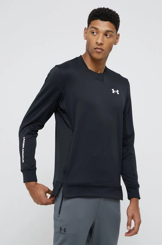 Ανδρικά Χωρίς φερμουάρ Μπλούζα Under Armour χρώμα: μαύρο