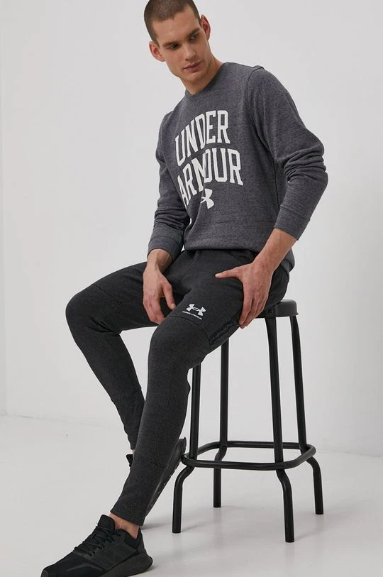 Ανδρικά Χωρίς φερμουάρ Μπλούζα Under Armour χρώμα: γκρι